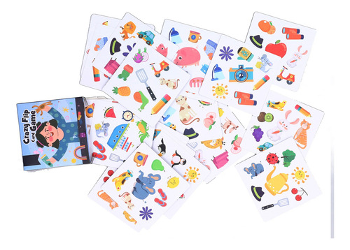 Crazy Flip Card Game Matching Games Family Board Early