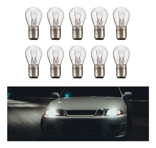 10 Lámpara Automotriz Phoenix P21/4w 12v21/4w Baz15d