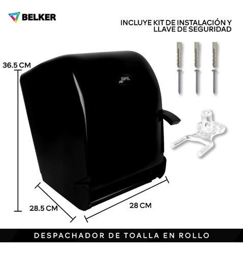 5 Dispensador Rellenable + 5 Despachadores De Toalla Jofel