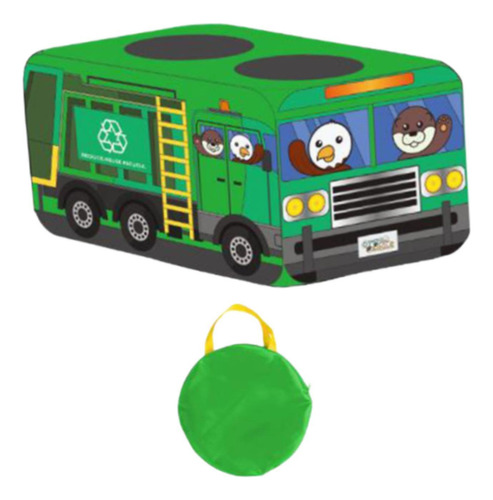 Tienda De Campaña Con Forma De Camión De Basura Que Se