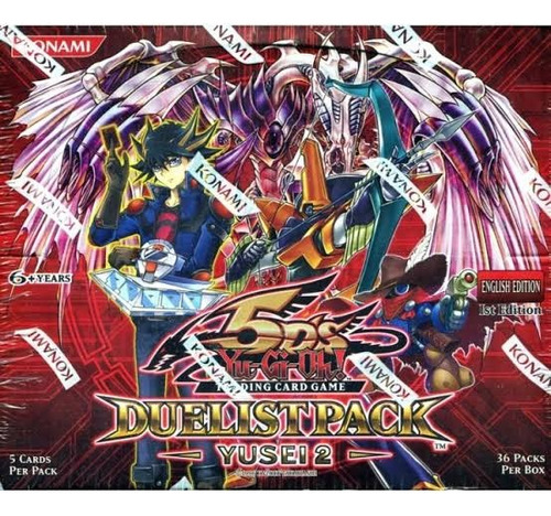 Yugioh Duelist Pack Yusei 2 Booster Box Display Inglés