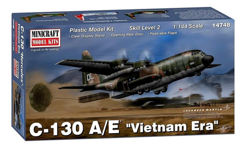 Models 014748 144 C 130 Vietnam Kit Modelo Negro