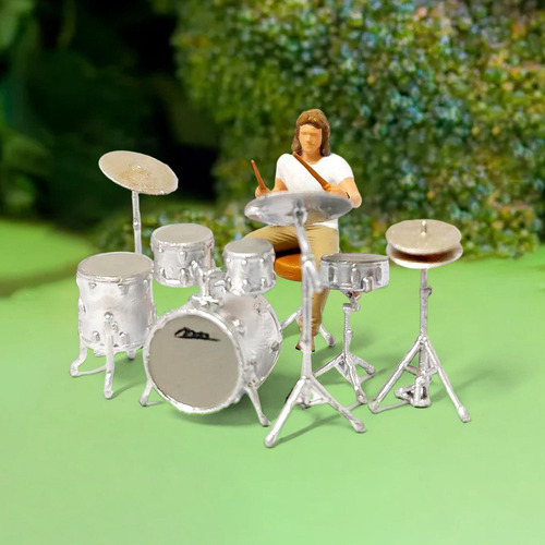 Figuras De Música Rock En Miniatura A Escala 1:64 Pintadas
