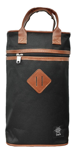 Imagen 3 de 8 de Equipo De Mate Set Matero | Bolso + Latas + Mate | Negro
