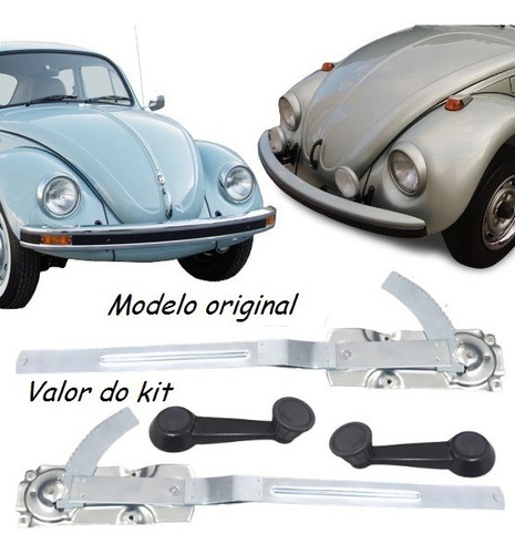 Kit Máquina Manivela Vidro Manual Fusca 1200 1500 1300 1600