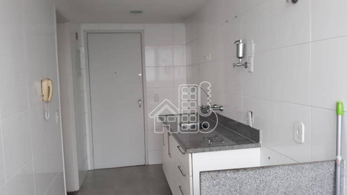 Apartamento Com 1 Dormitório À Venda, 60 M² Por R$ 425.000,00 - Icaraí - Niterói/rj - Ap2726