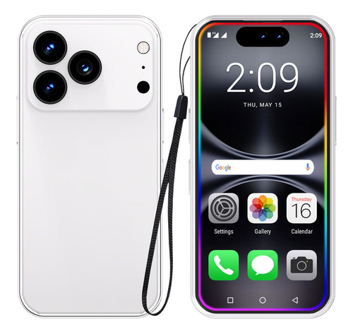 Teléfonos Inteligentes Android Baratos 3g Mini I17 Pro Max 4.0 En Ram 2gb Y Rom 16gb Blanco