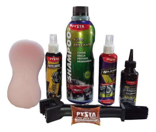 Kit Limpieza Mantenimiento Moto Super Promoción + Cepillo