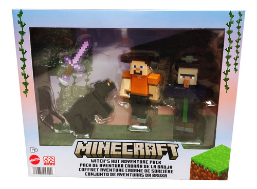 Minecraft Set De Aventura Cabaña De La Bruja Mattel- Premium