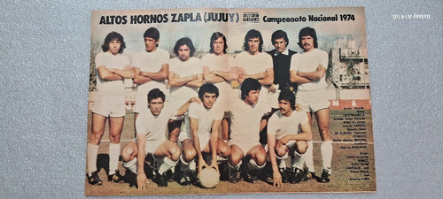 Póster Altos Hornos Zapla Año 1974