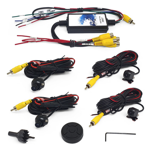 Rádio C/ Tela + Câmera 360° + Sensor Ré Grafite Corolla 2020
