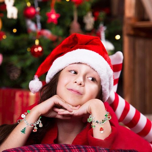 Para Kit De Natal Personalizada Pulseiras E Calendário 24.