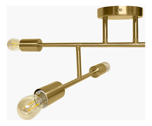 Lámpara De Techo Lexie X6 Bronce Form