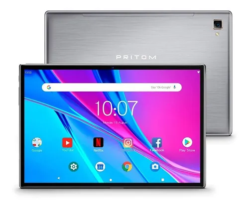 Tablet Pritom L10 10,1'' Ips 32gb 3gb Android10 6000mah Nnet Color Plateado