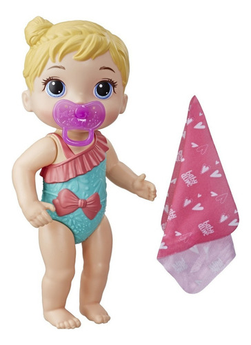 Muñeca Baby Alive Hasbro Bebé Chapoteos Y Abrazos Rubia