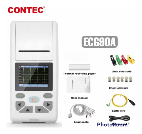 Electrocardiograma Ecg90a Portátil Contec