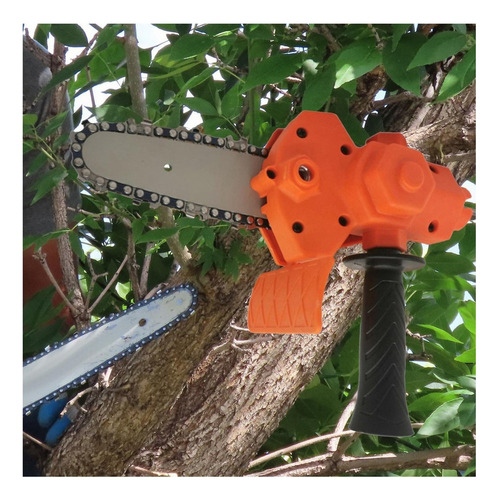 * Sierra De Poda Inalámbrica Con Soporte For Mini Naranja