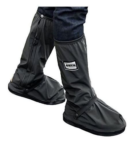 Ushth Funda Impermeable Negra Para Botas De Lluvia 