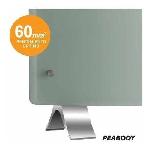 Panel Calefactor Eléctrico Peabody Pe-vqm20 Rojo 220v P2