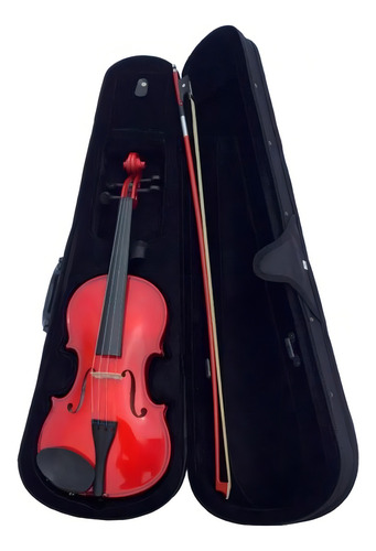 Violin Pearl River Estudiante 4/4 Tinto Con Estuche Msi Color Marrón Claro