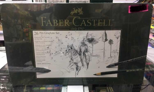 Lapices Dibujo Grafito Pitt Graphite Set X26 Faber Castell