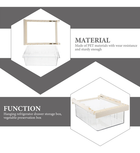 Contenedor Para Frutas Y Verduras, Nevera, Cajón, Caja De Al