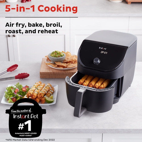 Air Fryer Instant Vortex Slim Xl, 6 Cuartos De Galón, Con Má