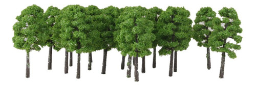 20 Paisaje Paisaje Árboles Modelo Tren Wargame Diorama N