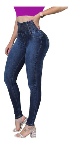 Calça Jeans Modelador Bojo Lipo Chapa Barriga Levanta Bumbum