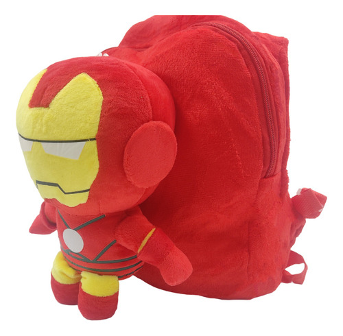 Ironman Maleta Niño Peluche Morral Viaje Bolso Escolar