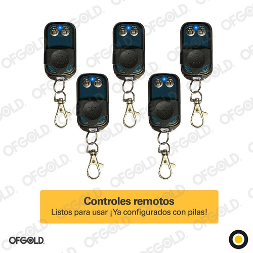 Kit Alarma Vecinal 50mts Doble Sirena Pánico + Controles