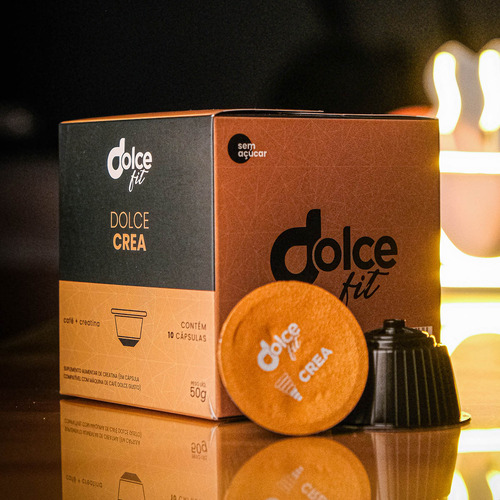 Suplemento 10cps Dolce Fit Crea Café Creatina Monohidratada