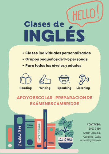 Clases De Inglés Particulares O Grupales. Exámenes Cambridge