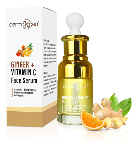 Suero Facial De Jengibre + Vitamina C + Crcuma, Tratamiento