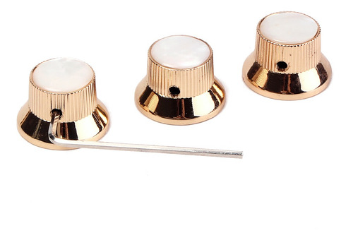 Imagen 2 de 6 de 3pcs Tiradores Volumen Tono Control Velocidad Guitarra