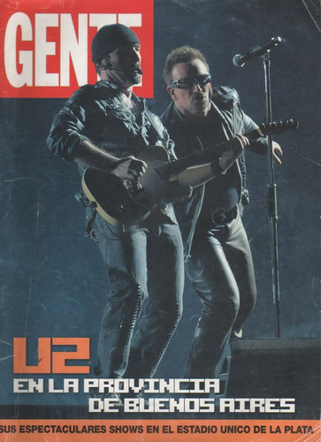 Revista * Gente * Especial U 2 - En La Argentina - Año 2011