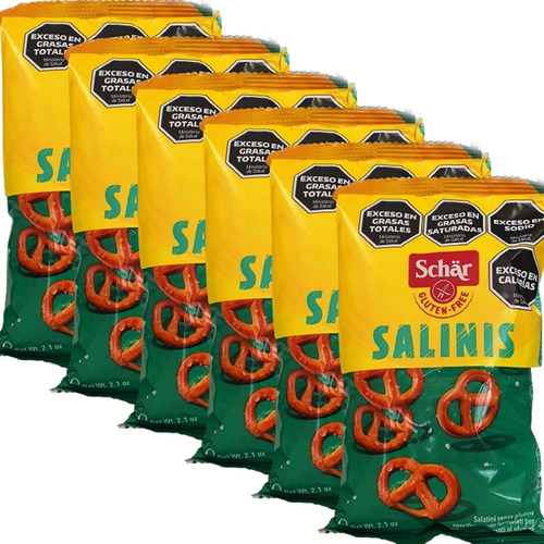 Combo X6 Pretzels Salinis Schar Sin Tacc