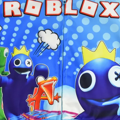 Mens Roblox Rainbow Friends Imprimir Moletom Encapuzado Com Capuz