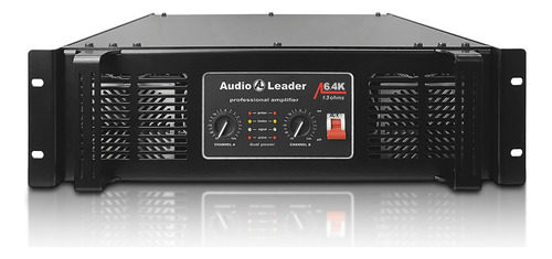 Amplificador Potência Profissional 1,3 Ohm Al 6.4k 6400w Rms
