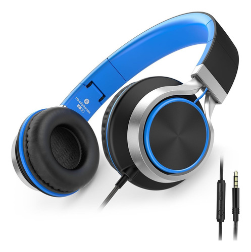 Auriculares Con Microfono Ailihen C8 | Headset, Negro/azul