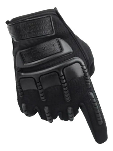 Guantes Tácticos Militares Moto Airsoft Negro Verde Camu Talle L