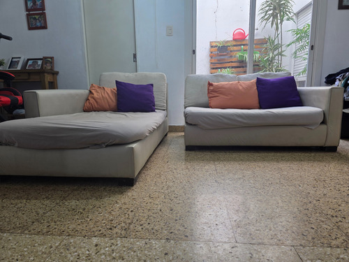 Sillón Esquinero Beige Liso (Usado)