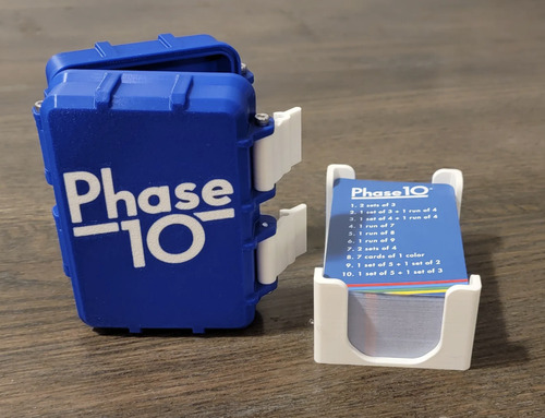 Estuche Rigido Juego Phase 10 - Juego De Cartas