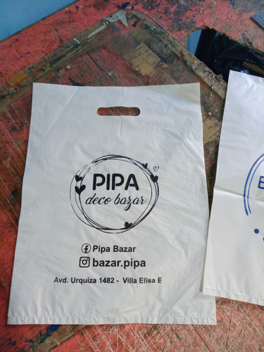 Bolsas Riñon X1000 40x50 Impresas Un Color, Personalizadas.s