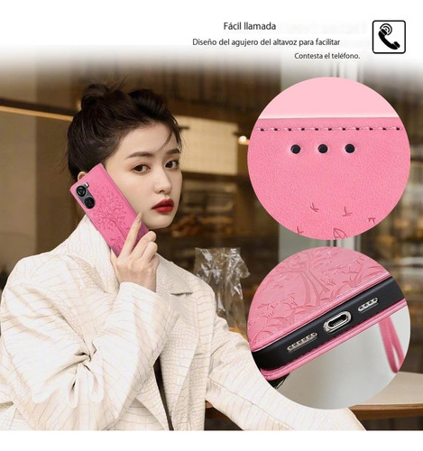 Funda Con Tapa Teléfono Compatible Con For Zte Axon 40 Lite