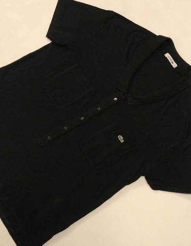 Camisa Lacoste Chomba Blusa Camisola Talle 44 Manga Corta