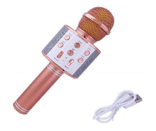 Micrófono Parlante Karaoke Bluetooth Inalámbrico Colores