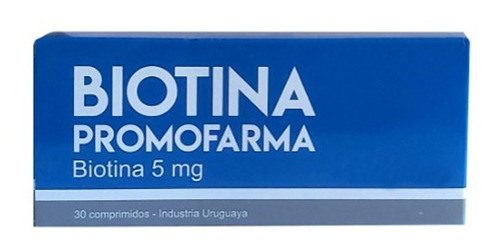 Biotina Promofarma® 5mg X 30 Comprimidos