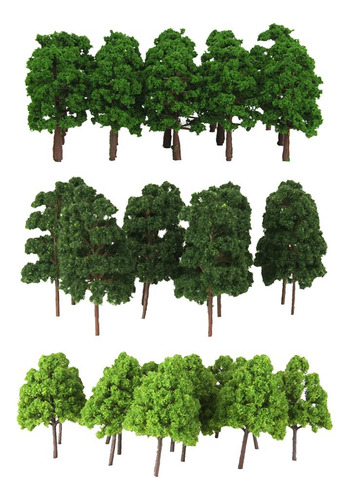 65 Piezas 1: 150 N Árboles Paisaje Diy Accesorios De De