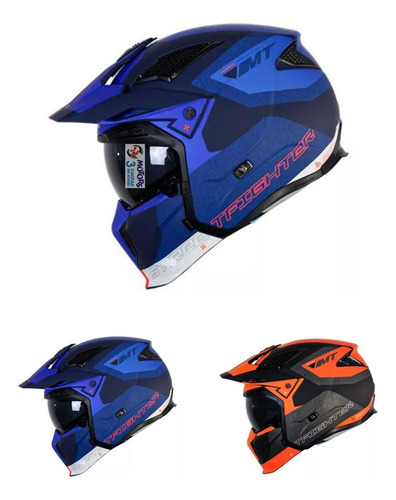 Jm Nuñez Casco Moto Abierto Mt Streetfighter Totem B4 C17